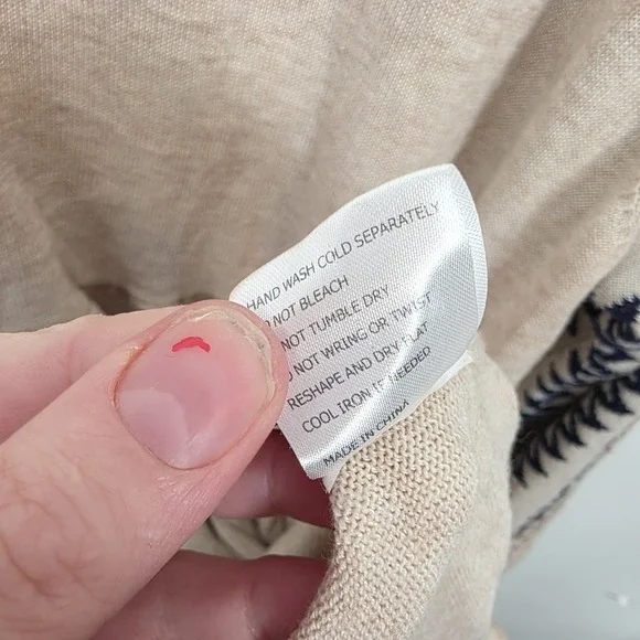 Cozy Beige Knit Dress - Picture 6 of 8